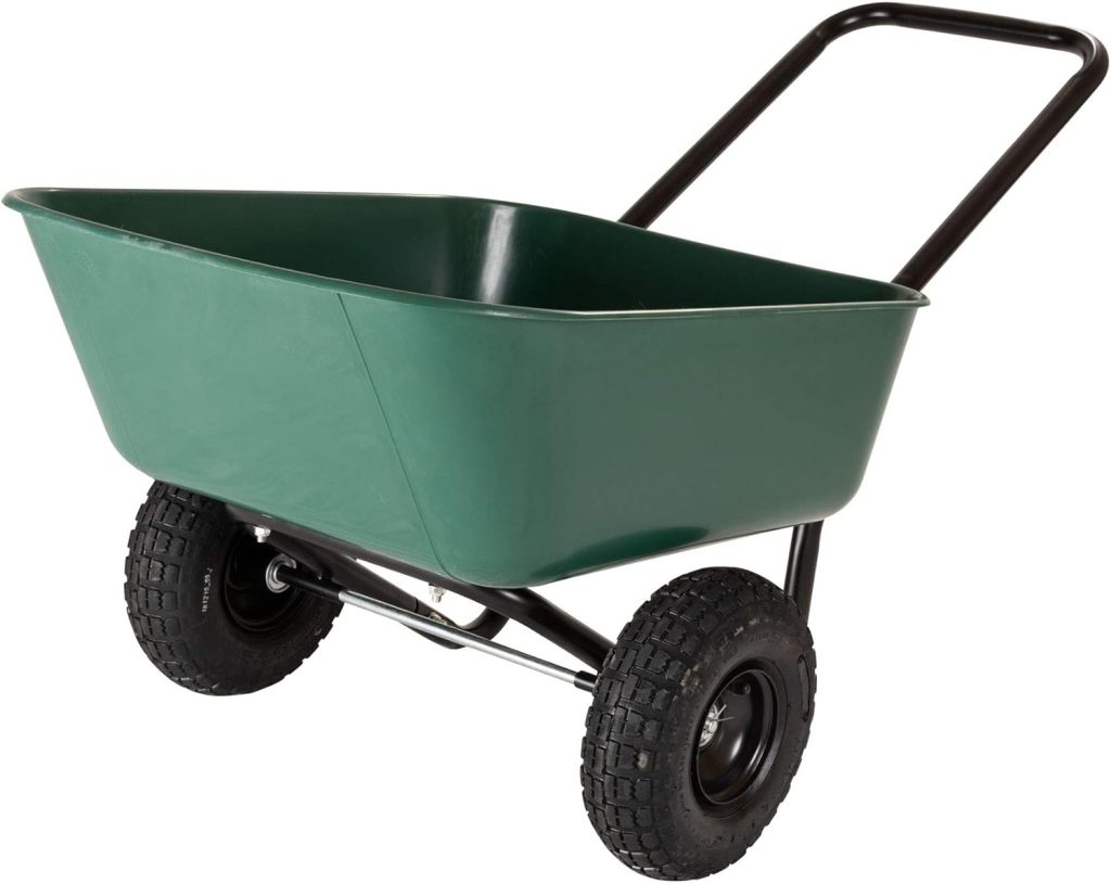 Garden Star Dual-Wheel Wheelbarrow